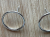 Christian Dior Magnifiques boucles d'oreilles Dior en forme de cercle !