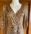Karen Millen Silk Jersey Wrap Leopard Print Dress