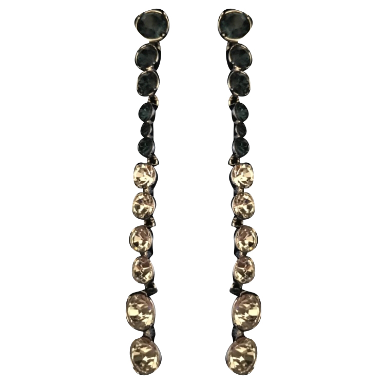 Swarovski Long Rachel Crystal Earrings