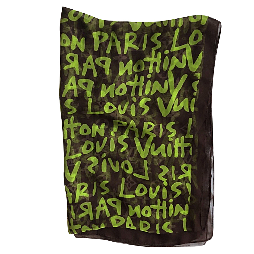 Stephen Sprouse graffiti scarf - Louis Vuitton