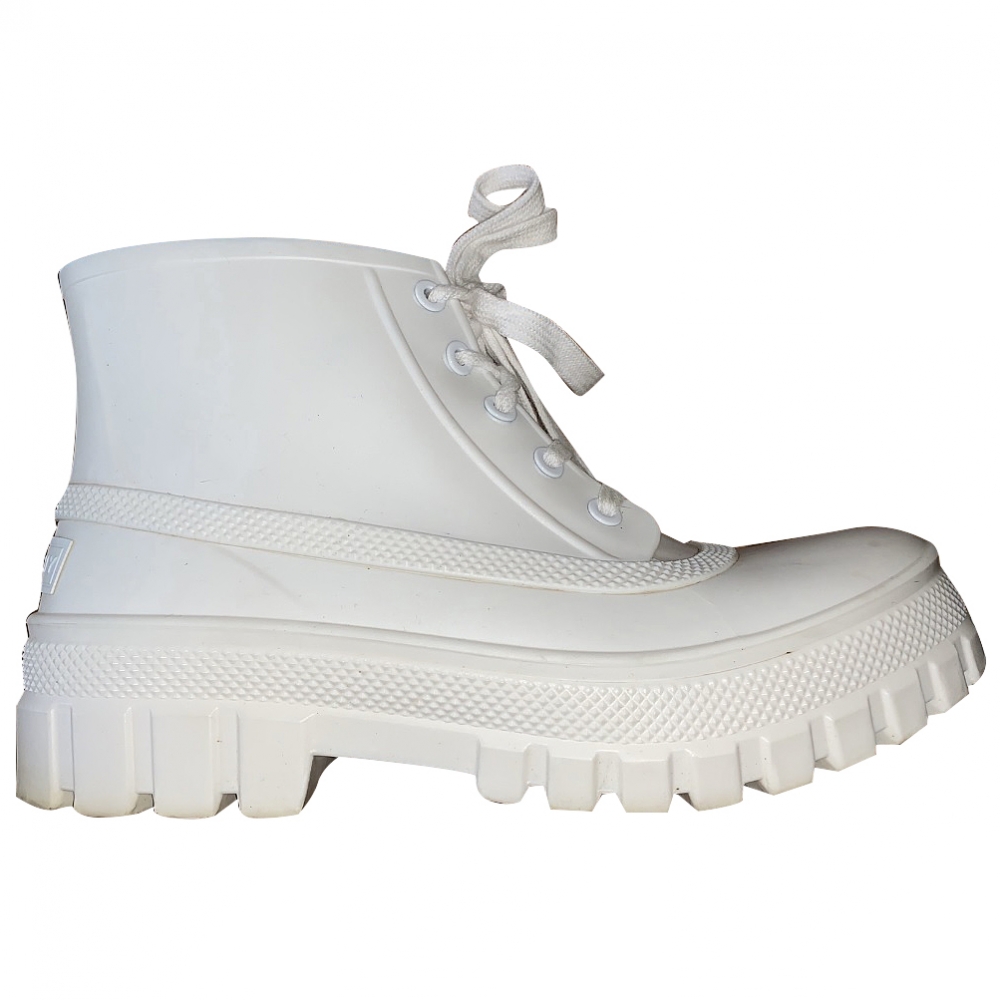 Givenchy White Jelly Glaston Rain Boots 2019