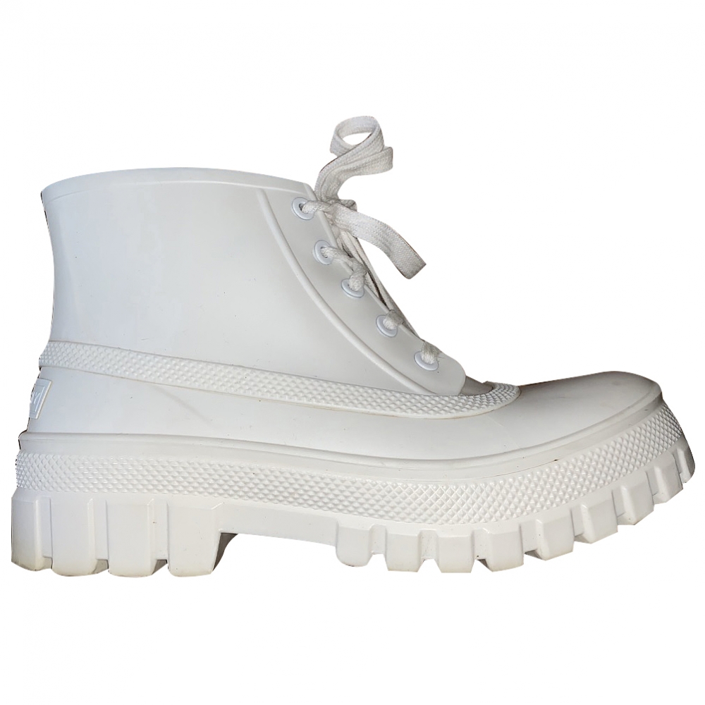 Givenchy White Jelly Glaston Bottes de pluie 2019