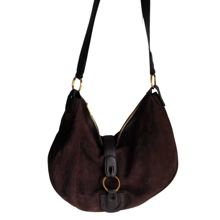 Delvaux Wildledertasche