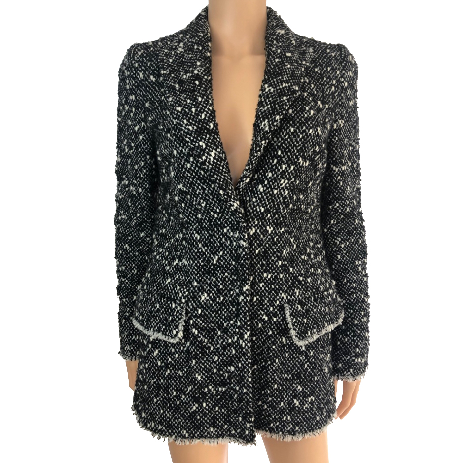 Dolce & Gabbana Short jacket in wool, mohair and polyamide