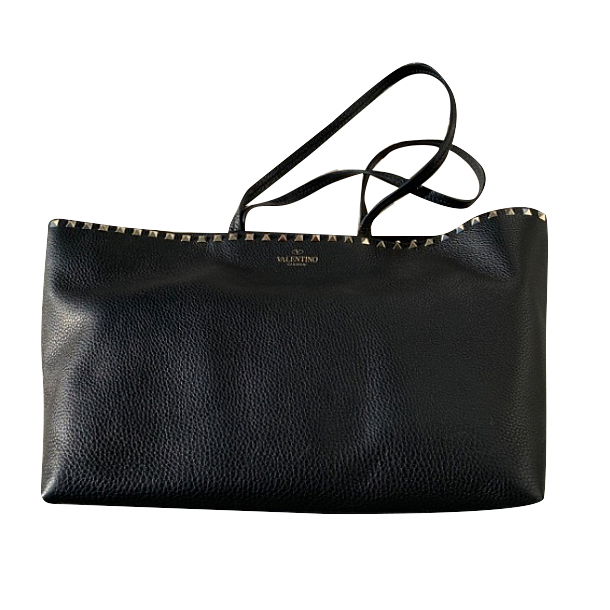 Valentino Black Shopping Bag