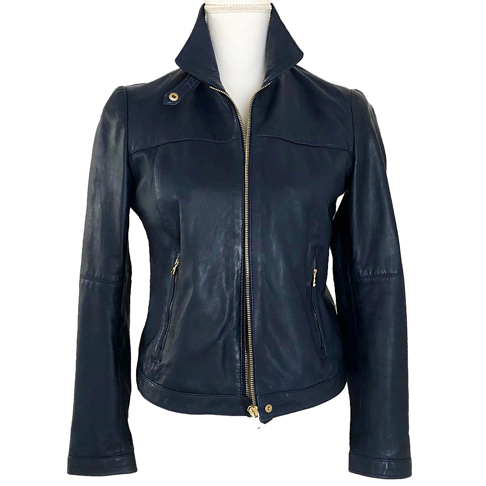 Massimo Dutti leather jacket