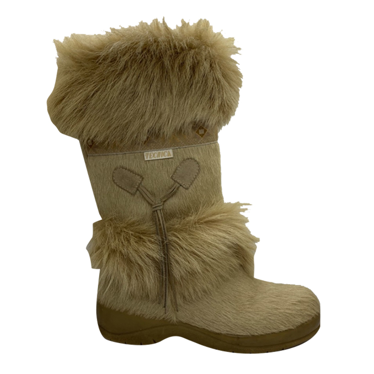 Tecnica Skandia Full Fur Blonde Apres Ski Boot