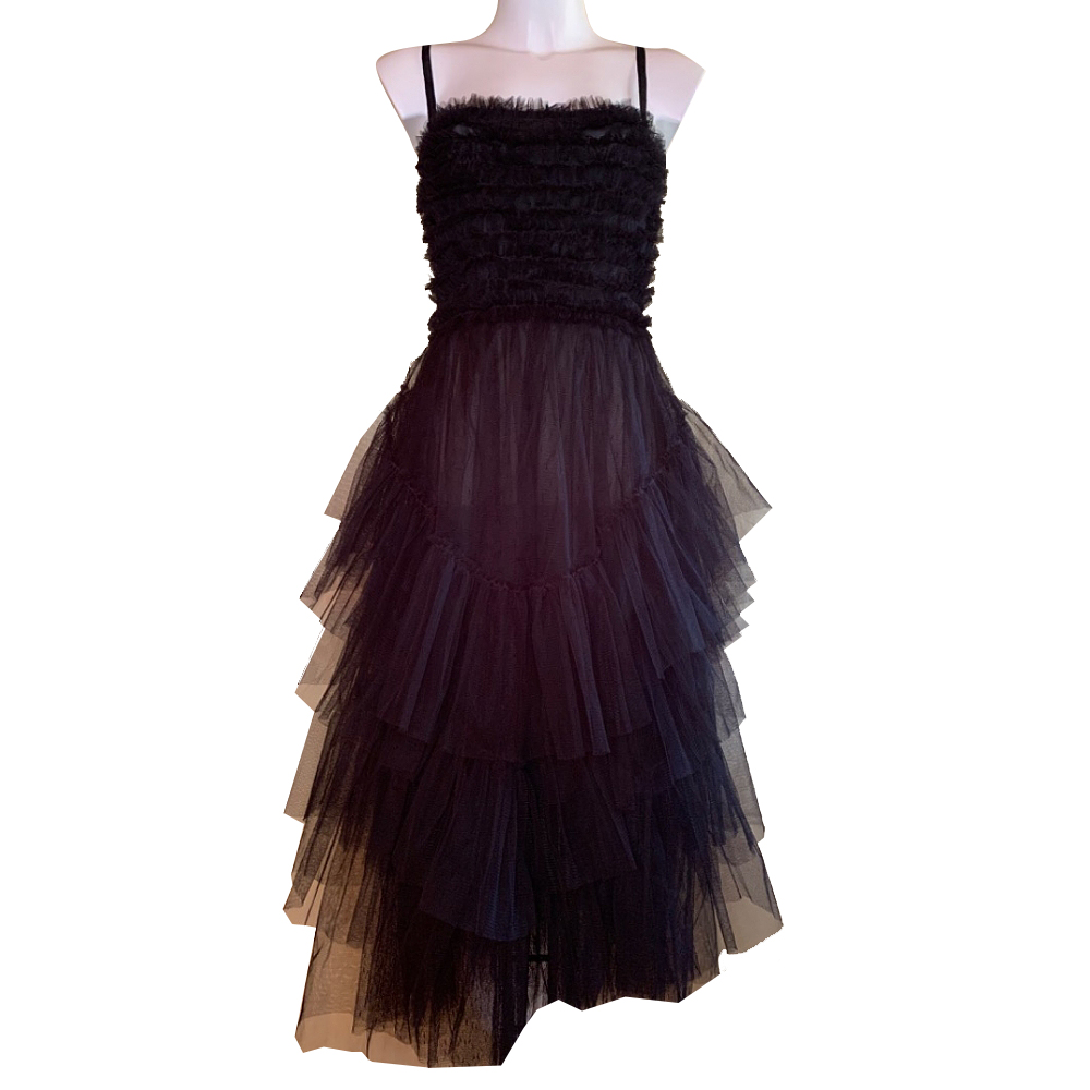 Red Valentino Flounced tulle dress