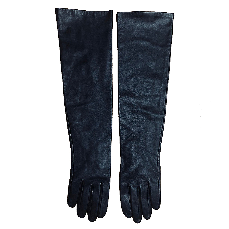 Benetton Long Leather gloves