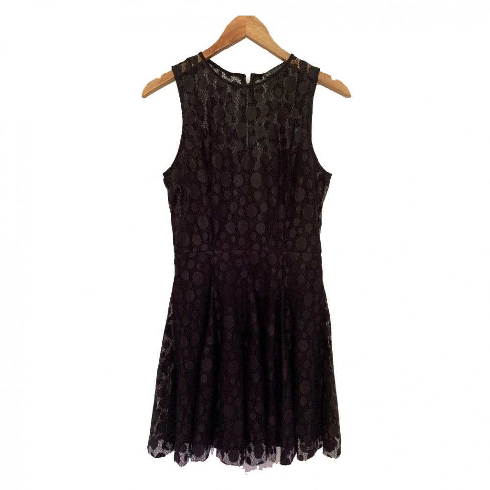 Armani Exchange Black Dot Dress