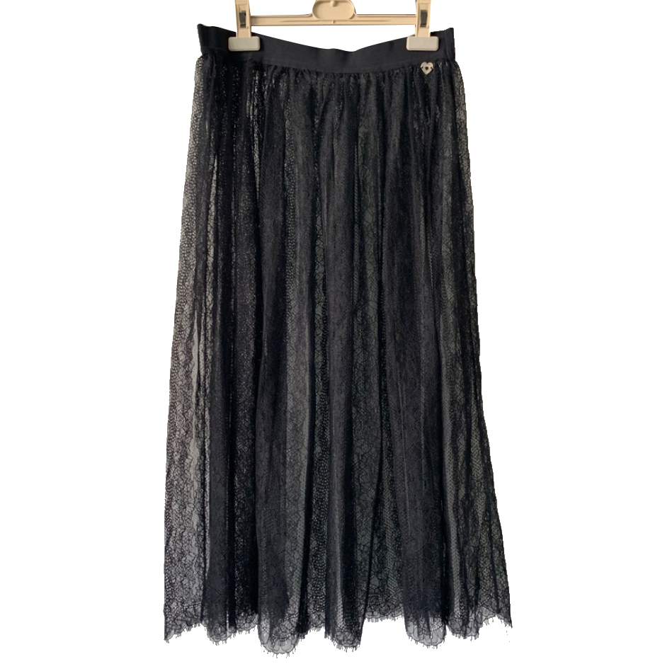 Twin Set Long skirt in lace tulle