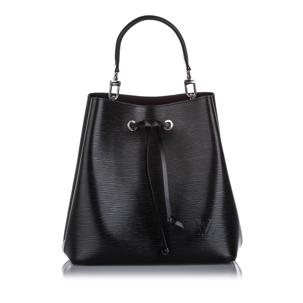 Louis Vuitton B Louis Vuitton Black Epi Leather Leather Epi Neo Noe France