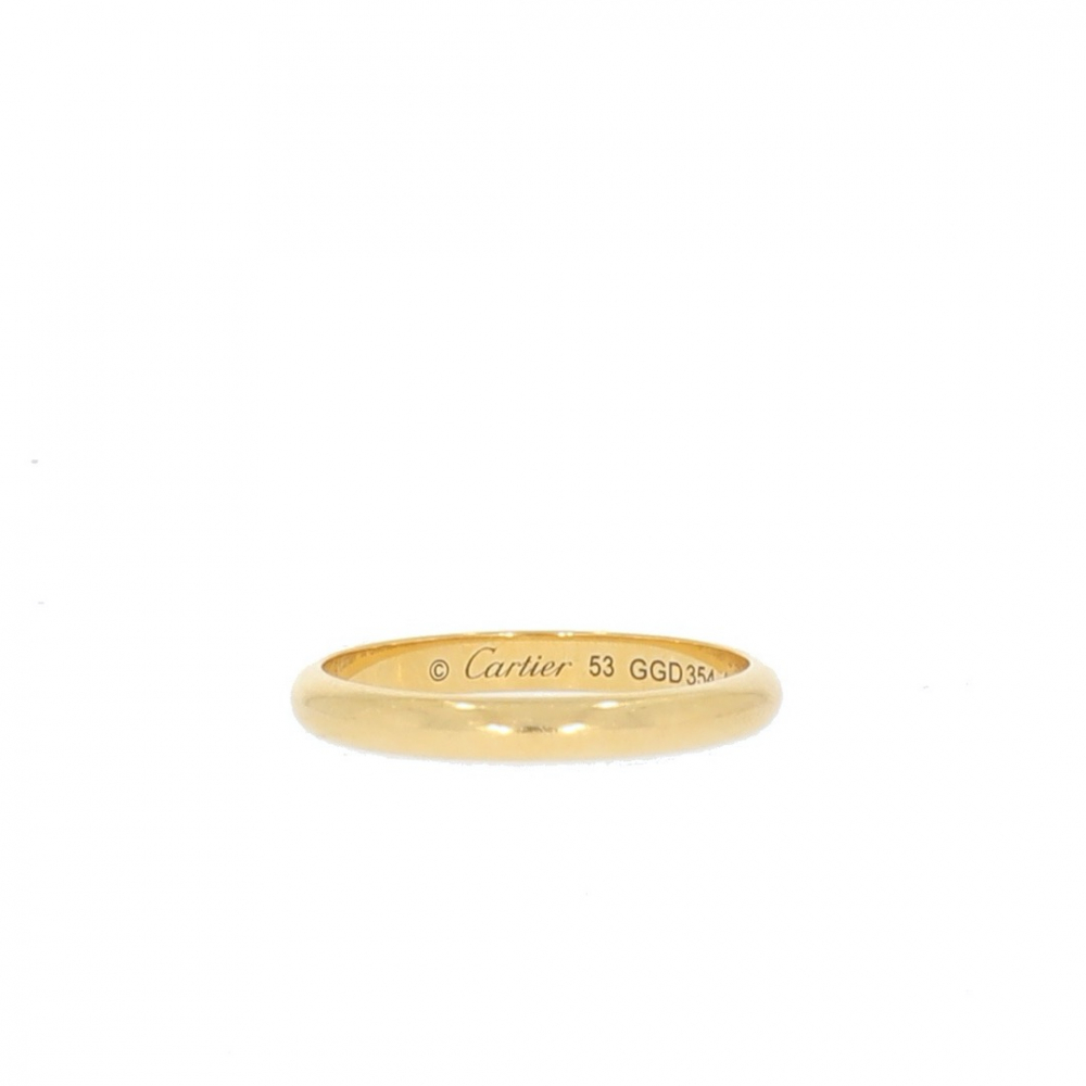 cartier wedding ring gold