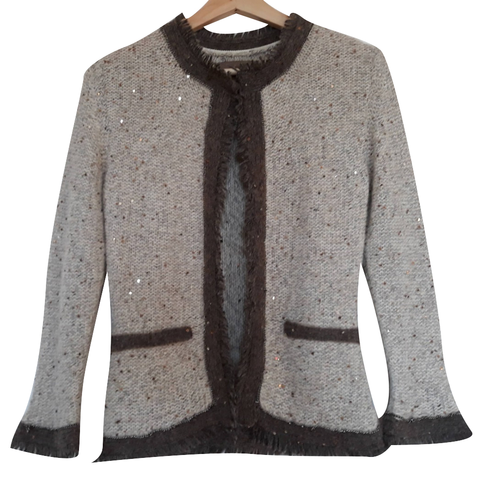 Dune gilet court en laine