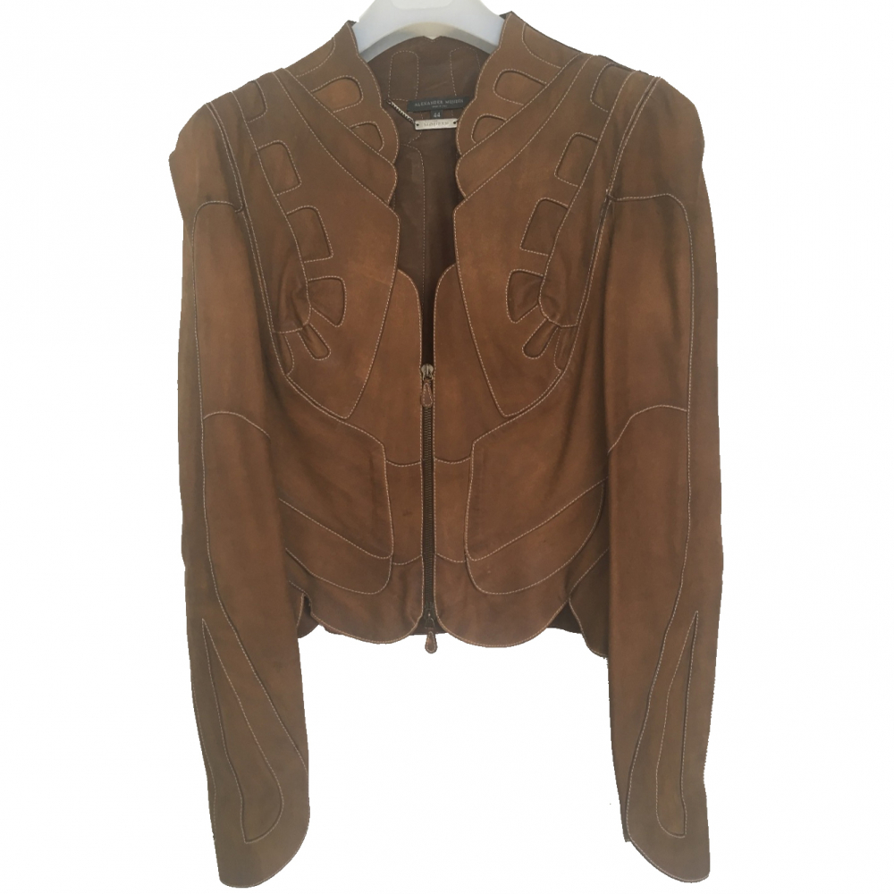 Alexander McQueen Leather tailored jacket