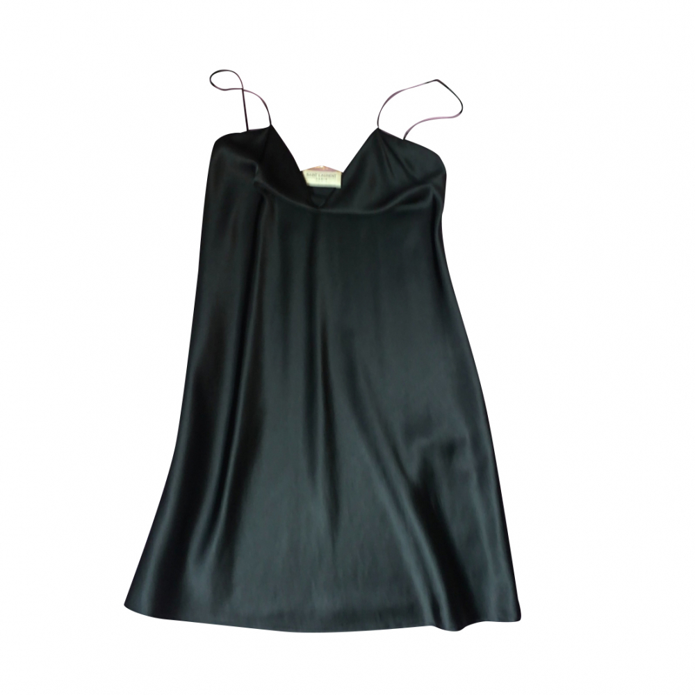 Saint Laurent Satin Mini Dress