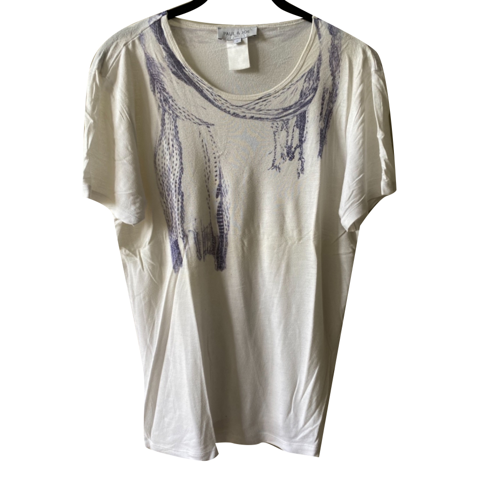 Paul & Joe Schal-bedrucktes T-Shirt