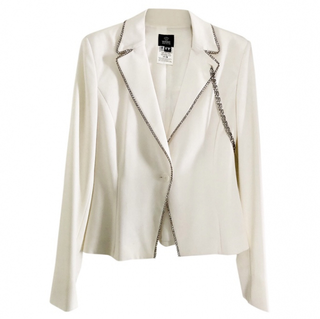 Versace Cocktail jacket with removable jewellery and rhinestones. 3 pieces in 1.