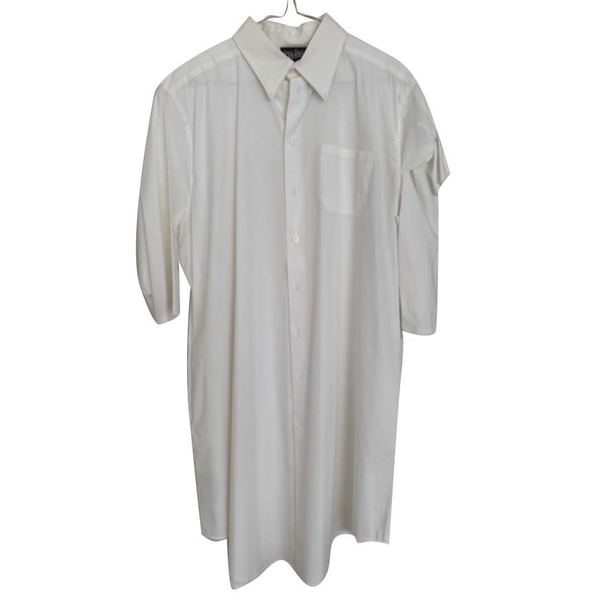 Jean Paul Gaultier Chemise longue/robe blanche