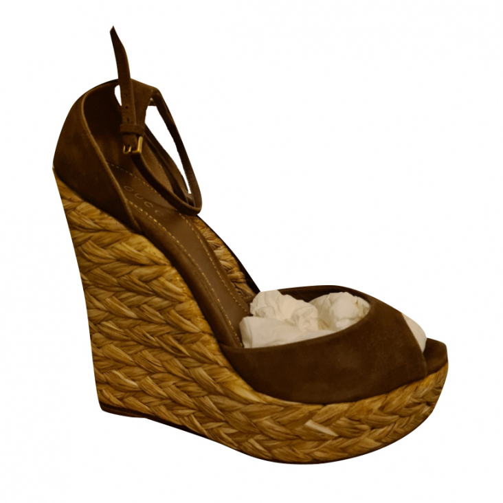 Gucci Sandale compensée