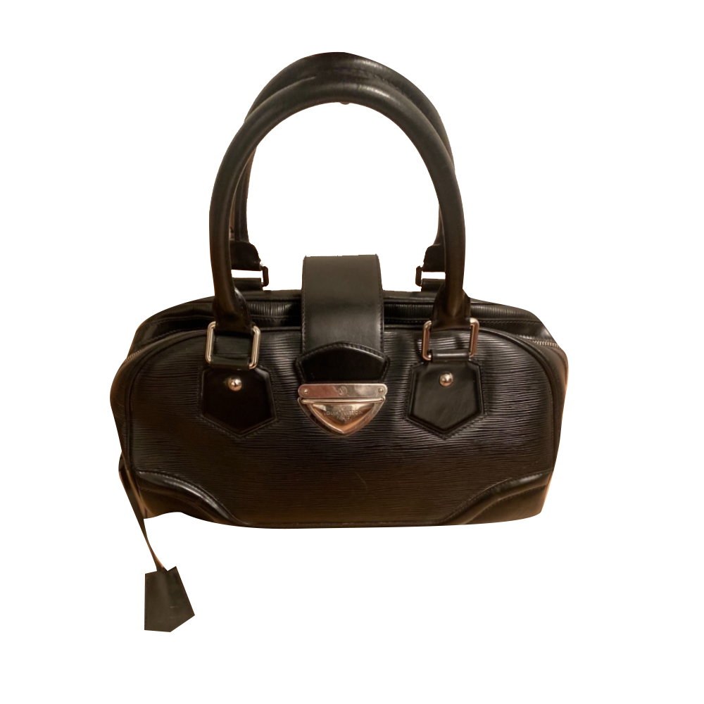 Epi Bowling Montaigne GM Bag - Leather and Epi Leather Handbag