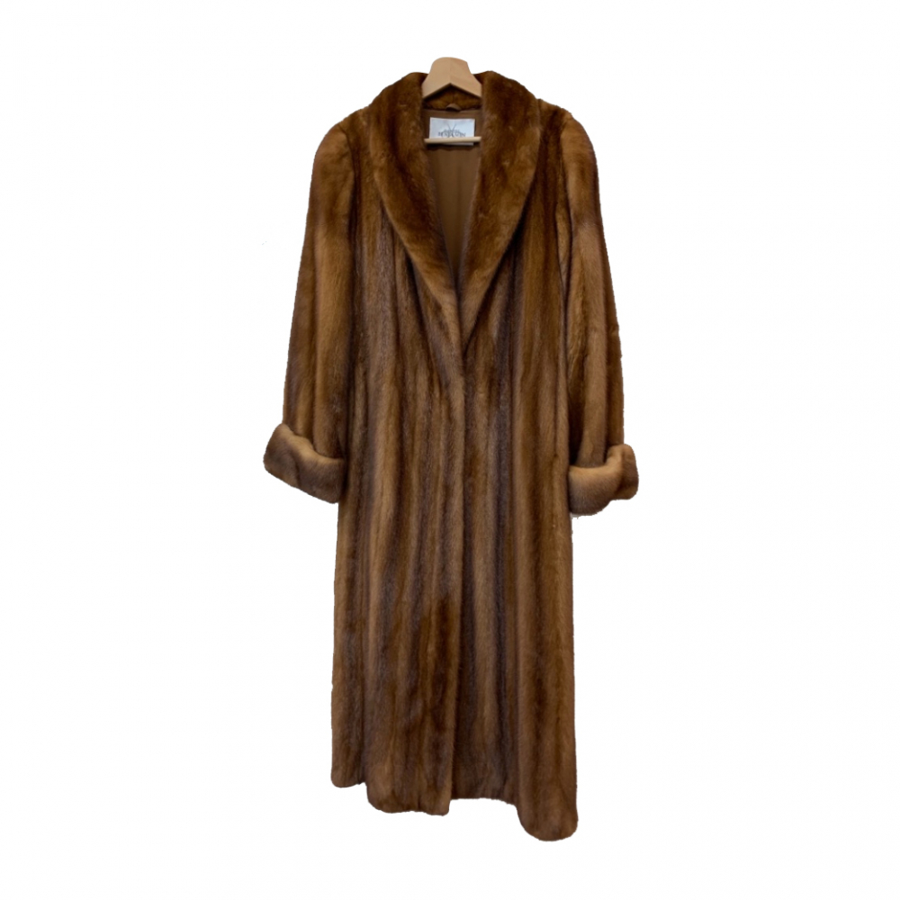 Daniel Benjamin Gold mink coat