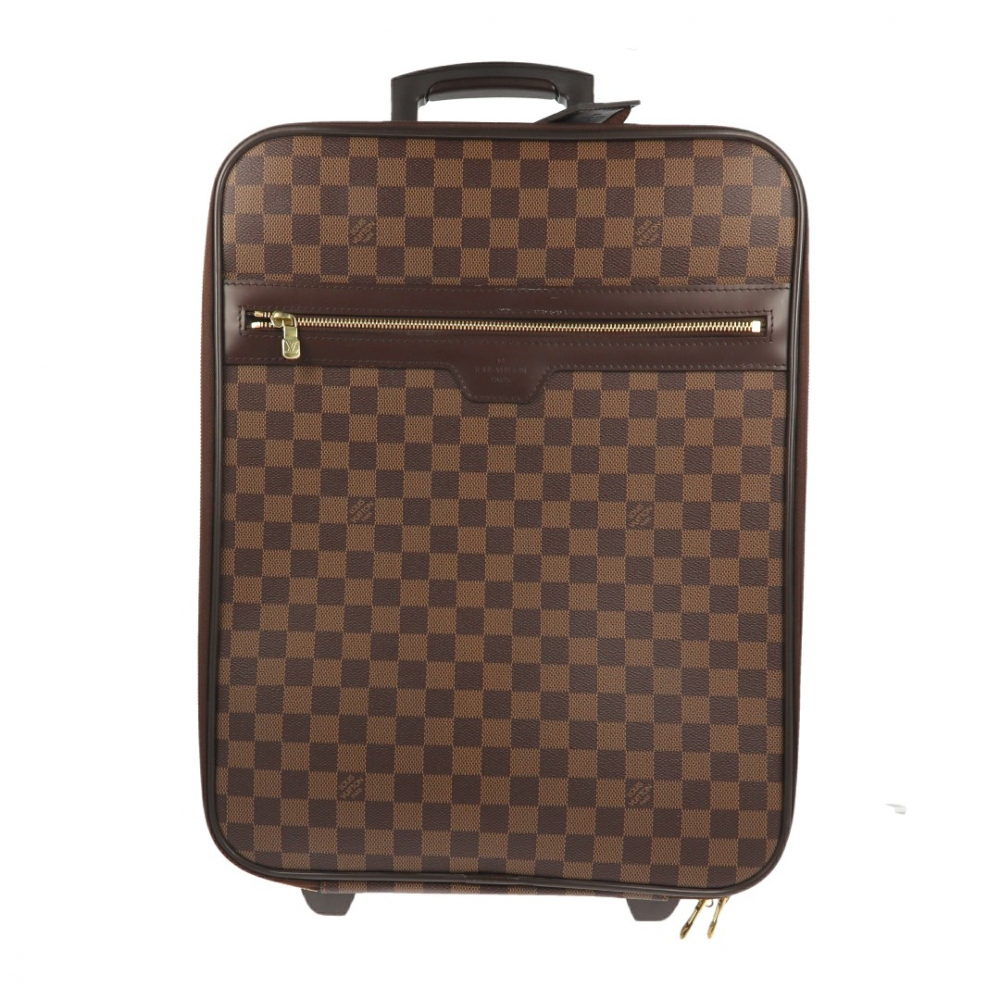 Louis Vuitton Pegase 60 Damier Ebene Rolling Travel Bag Luggage