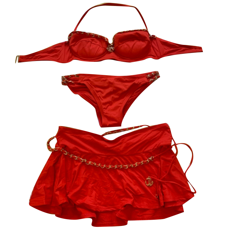 Juicy Couture Bikini with skirt - red set