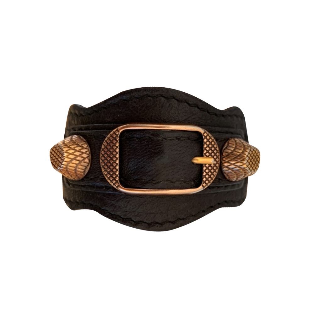 Balenciaga City giant bracelet black