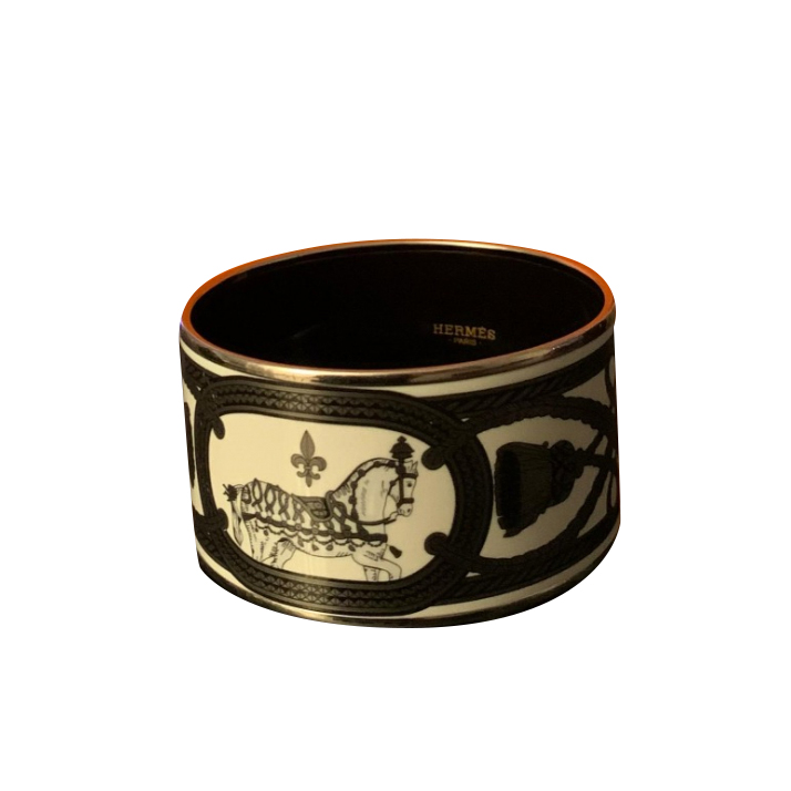 Hermès HERMES Bracelet/ Bangle Grand Apparat Platine dans son emballage d'origine