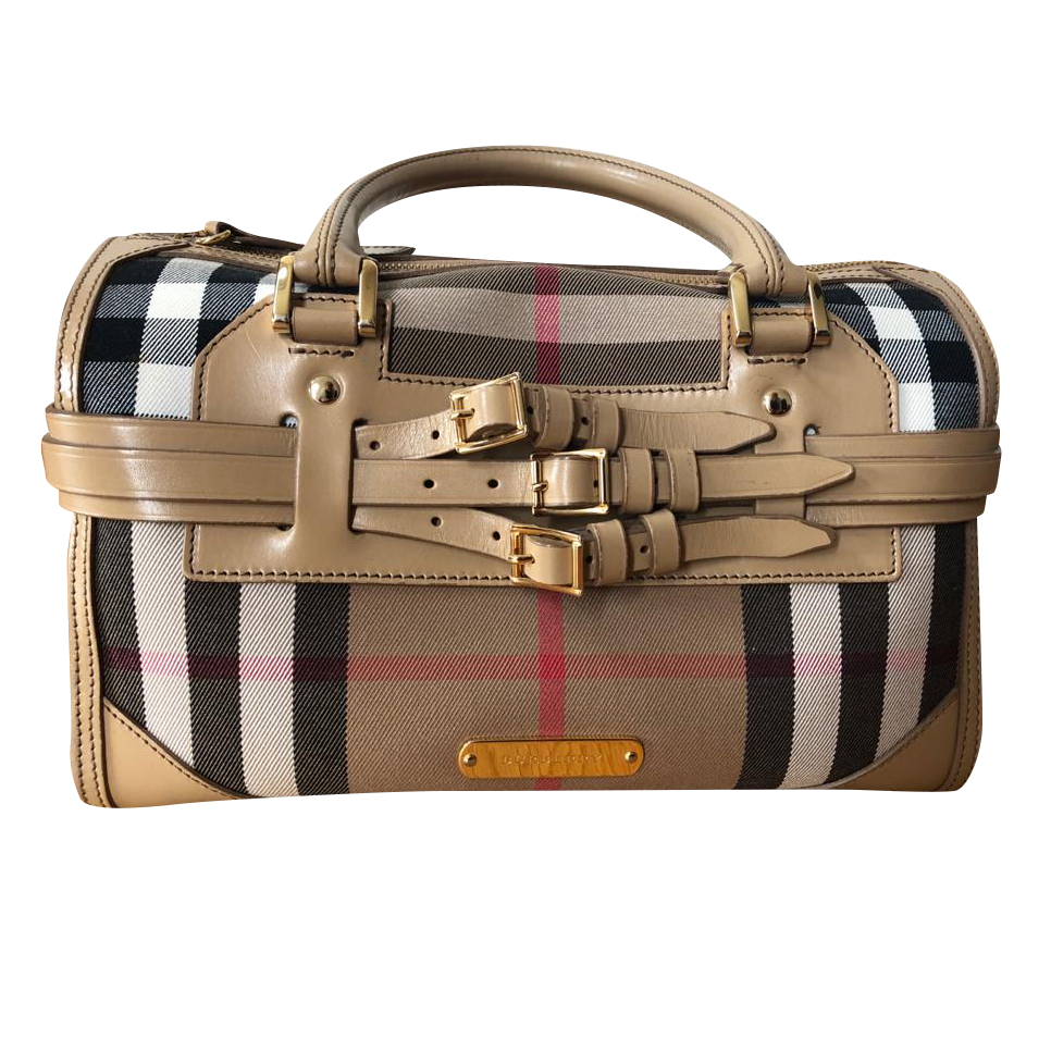 Burberry Bridle House Check Bowling Tasche