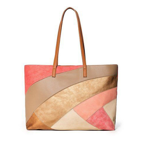 Desigual Caprice Sydney Redmond gestreifte Sammlung Tote Ledertasche