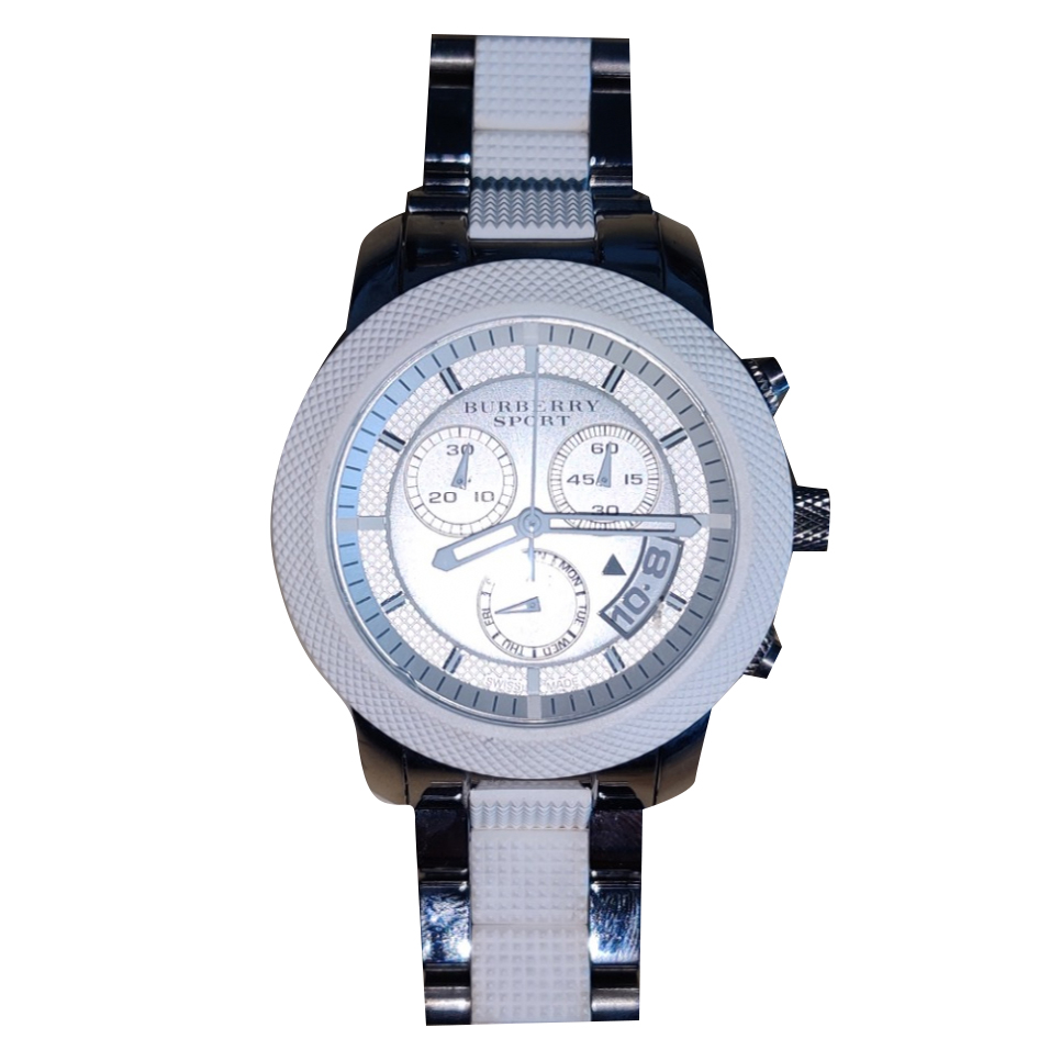 Burberry Chronographe Blanc Burberry Sport BU7768