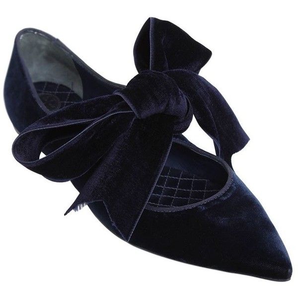 Tory Burch Clara Velvet Bow Flats