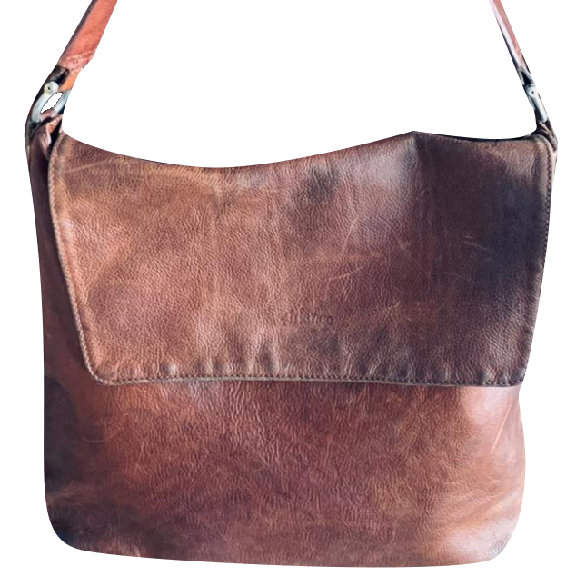 Arfango Satchel Nappa Distressed Leather Cuoio