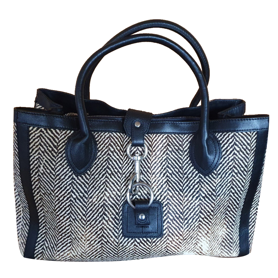 Mellow Yellow Sac à main imitation zébré