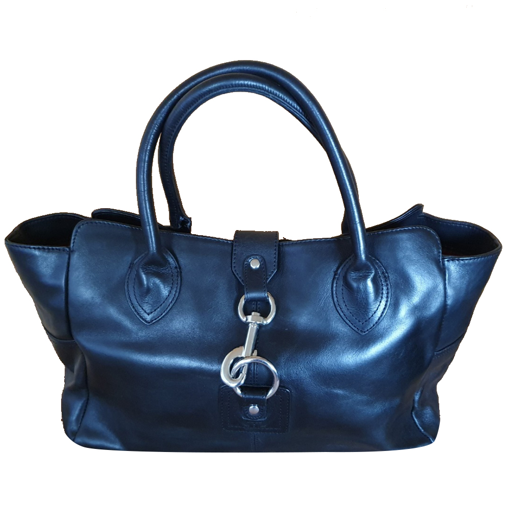 Mellow Yellow Sac à main cuir noir