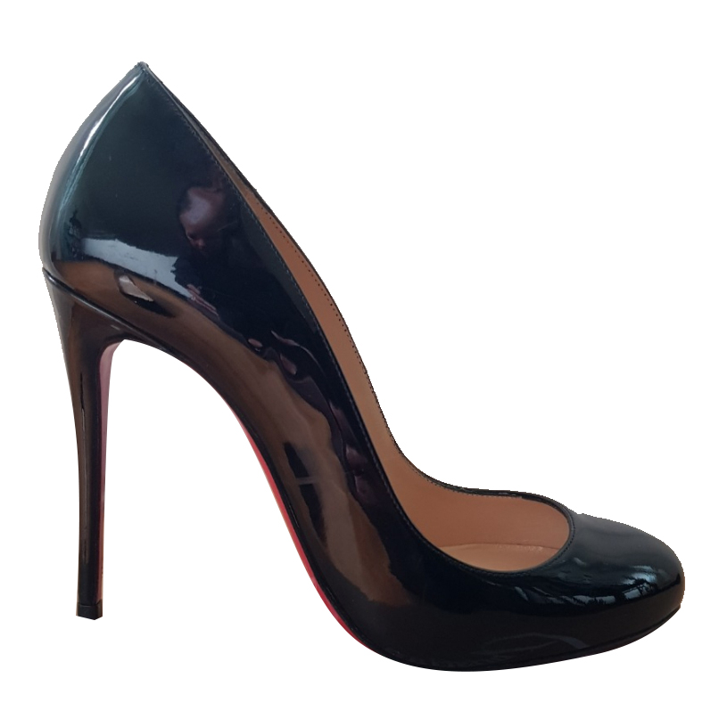 Christian Louboutin Dorissima 100 Patent Black