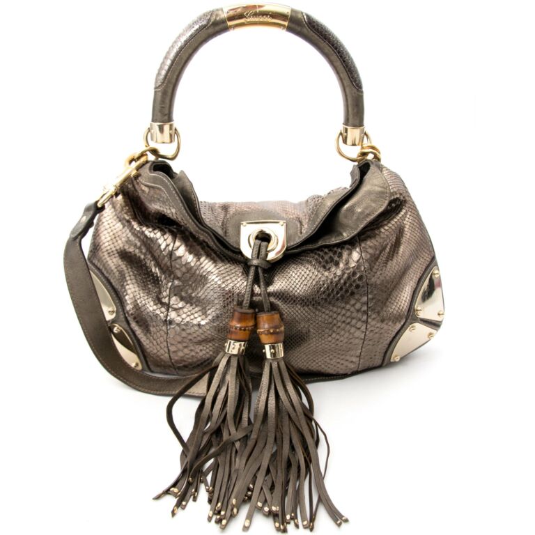 Gucci Indy Python bag