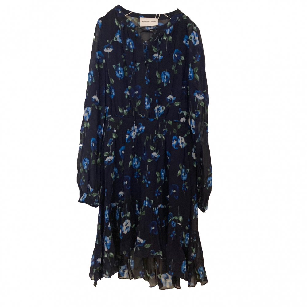 The Kooples Bloom Berry Kleid