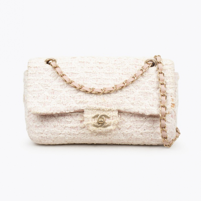 Chanel Boucle' Classic Medium Einzelklappen-Tasche