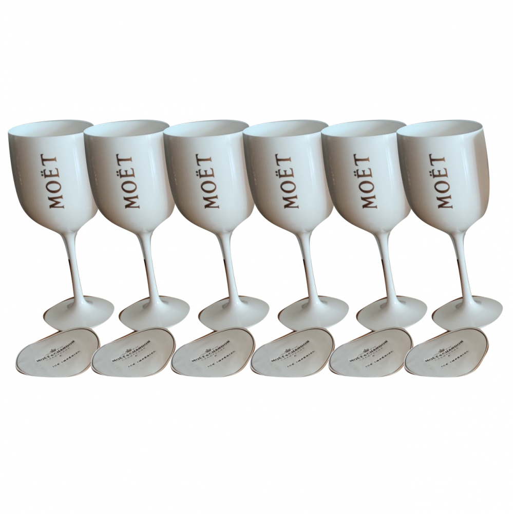 Moët & Chandon 6 Champagner Gläser