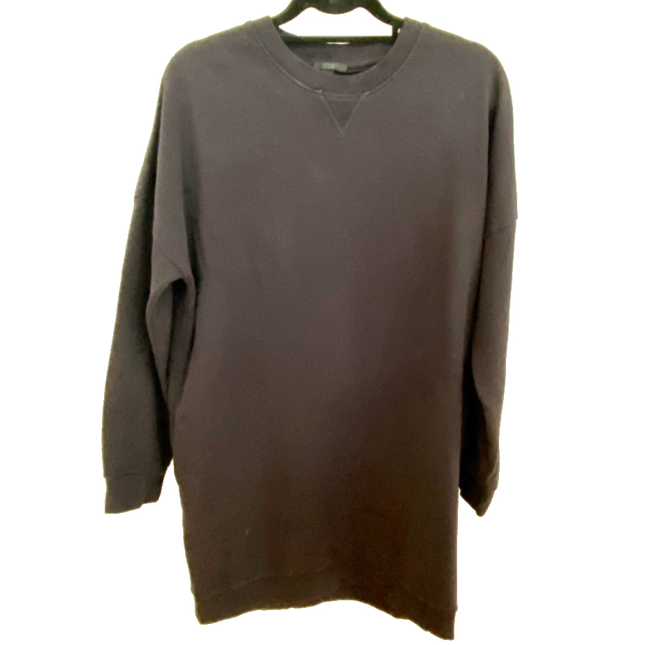 Uterque Navy blue sweater dress