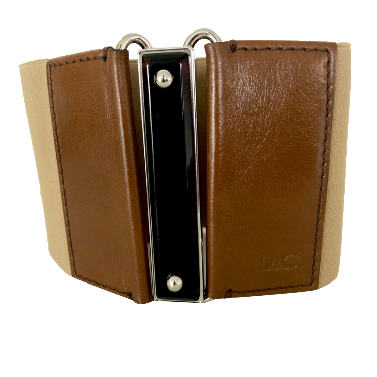 Dolce&Gabbana Breiter elastischer Gürtel