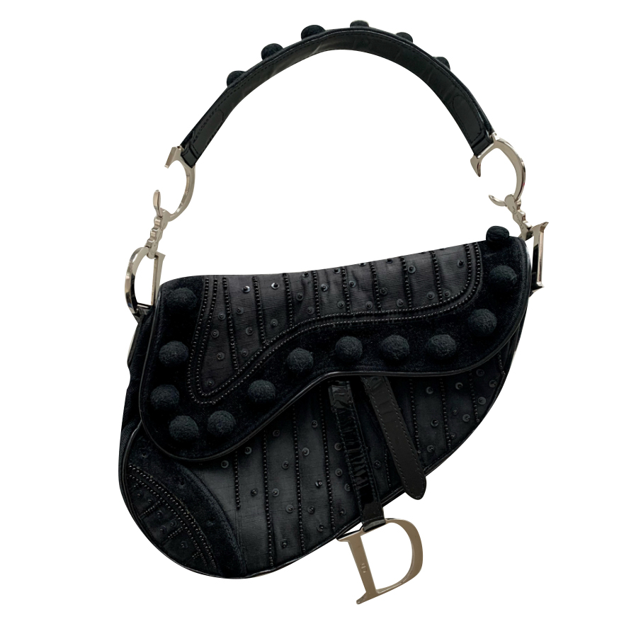 limited edition vintage dior saddle bag