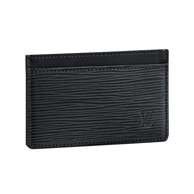 Louis Vuitton 100% NEU Louis Vuitton Porte-Cartes Epi Schwarz