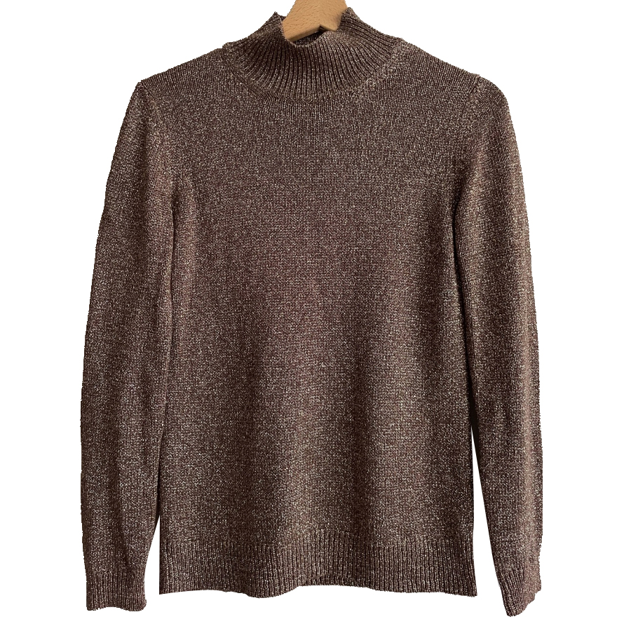 Massimo Dutti Shiny high neck sweater
