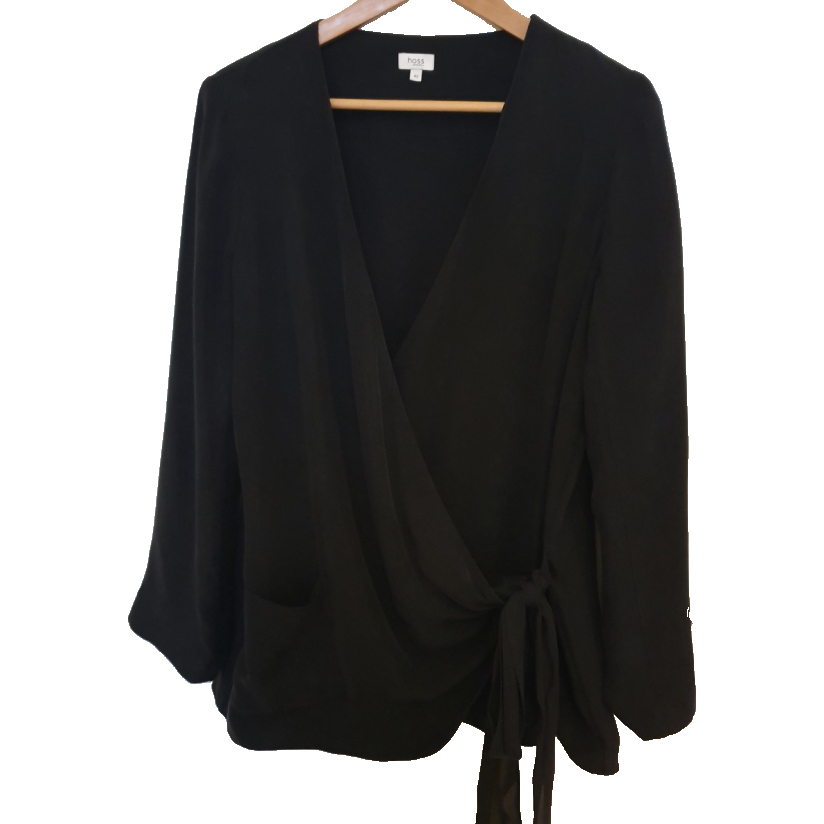 Hoss Intropia Black silk jacket
