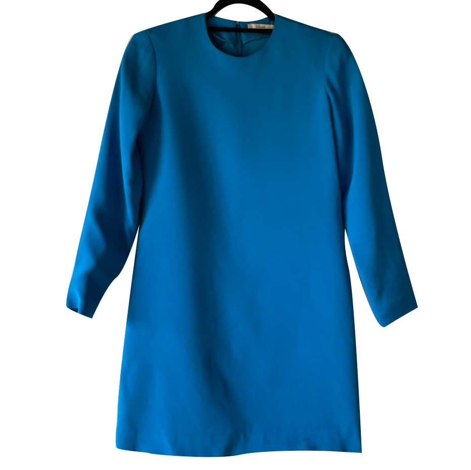 Celine Stunning Celine mini dress!  In a vibrant turquoise.