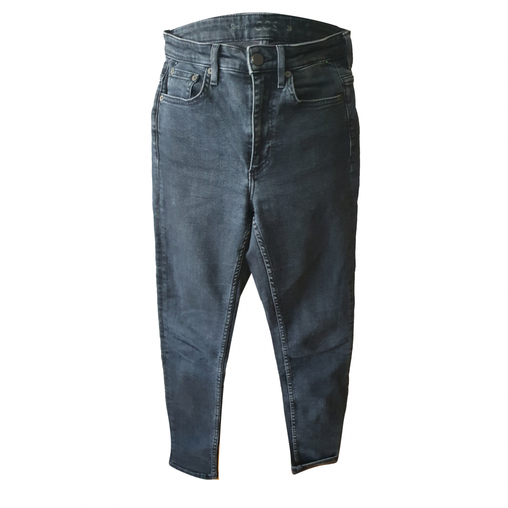 Cos slim fit taille haute